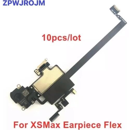 10pcs/lot Earpiece Flex Cable for iPhone X XS Max XR for iphone 11 22 pro max Ear Sound Speaker Ear Pieces Replacement Parts