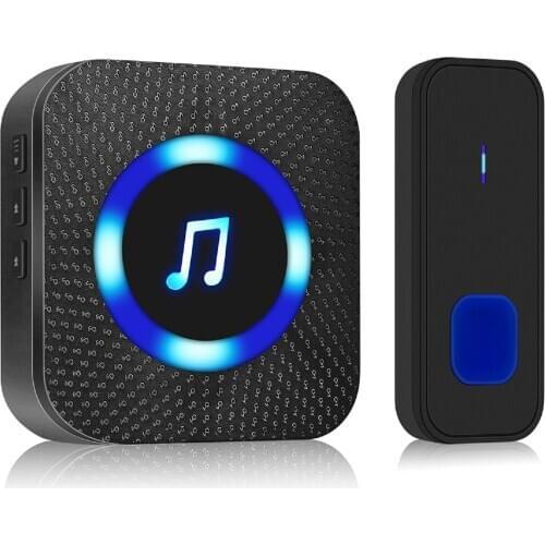 300M Wireless Door Bell Waterproof Battery Operated Loud Chime Doorbell