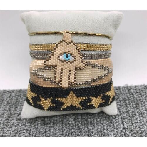 ZHONGVI Miyuki Bracelet Friends Gift Handmade Woven Boho Ethnic Women Bracelets 2021 Fashion Jewellery Ladies Winter Pulseras