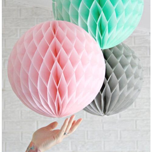 15cm/20cm Paper Lantern Honeycomb Ball Wedding Decoration Birthday Party Decorations Kids Home Decors Baby Shower Party Supplies