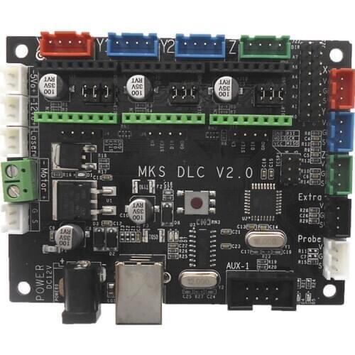 DuoWeiSi 3D Printer Parts for Shield controller mother board MKS DLC engraving laser control board DIY CNC USB 3 axis stepp