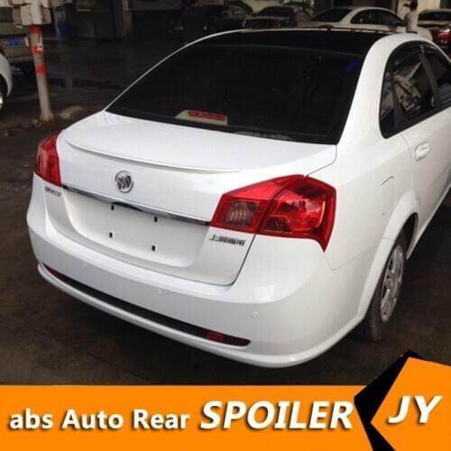 For BUICK Excelle Spoiler 20108-2013 EXCELLE spoiler High Quality ABS Material Car Rear Wing Primer Color Rear Spoiler