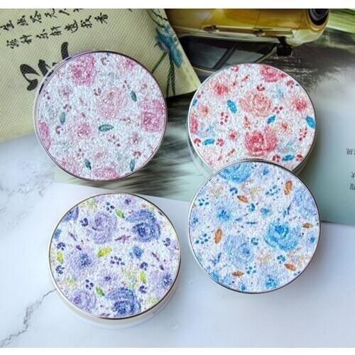 Fashion Flower Contact Lens Case With Mirror Women Unisex Contact Lenses Box Eye Glasses Lens Container Lovely Travel Kit Holder