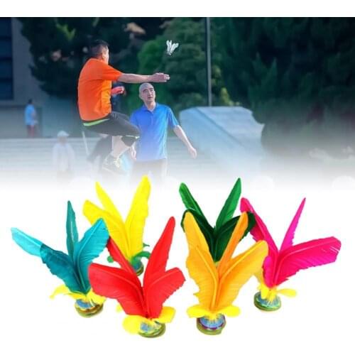 Huo Ling bird large goose feather individual packaging shuttlecock removable flower shuttlecock good kick durable shuttlecock