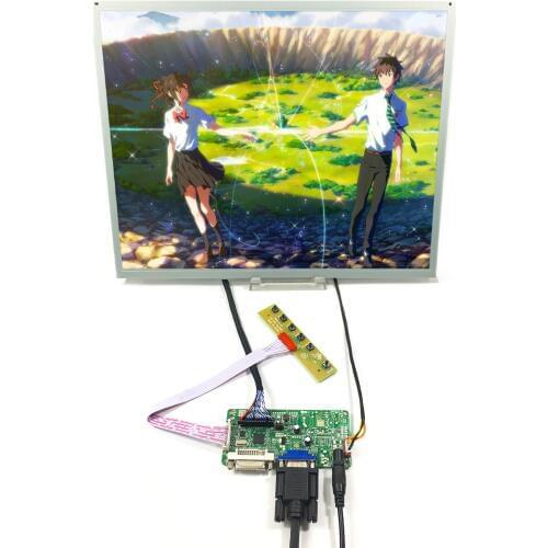 Signal Interface LVDS 17inch LCD Screen G170EG01 V1 17" 1280x1024 DVI VGA lcd driver board Backlight WLED G1170EG01