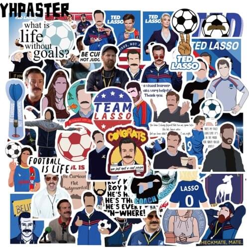 10/30/50Pcs Classic Comedy TV Series Ted Lasso Stickers Motorcycle Skateboard Bike Suitcase Laptop Phone Album Refrigerator