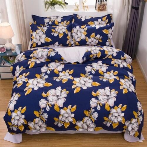3-D Print Beautiful Flowers Bedding Set Simple Duvet Cover Set Pillowcase Home Textile 2/3pcs Bed Linen King Queen Size Dropship