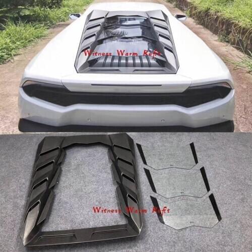 For Lamborghini LP580 LP610 engine cover Carbon Fiber / FRP Engine Hood Transparent Bonnets engine bonnet car body kit