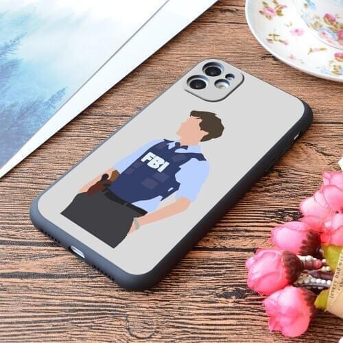 For iPhone Matthew Gray Gubler Art Print Soft Matt Apple iPhone Case