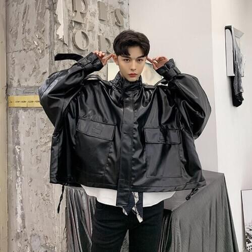 Nopnogn Men's Faux Leather Jackets