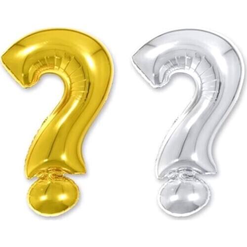 Latest New Large Size 1pcs/16 Inch Question Mark Aluminum Foil Balloon Birthday Party Package Aluminum Foil Balloon Accessories