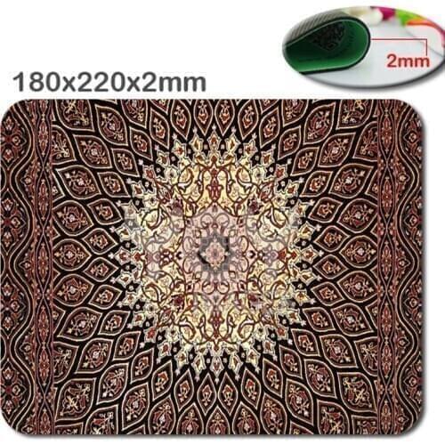 Custom Persian carpet style to design high quality non-slip durable fashion computers and laptops mouse pad for home and office
