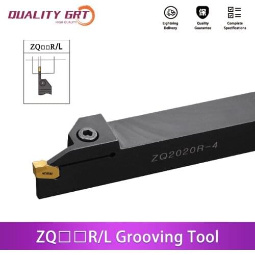 Q.Grt ZQ1616/2020/2525R/L External Grooving tool Lathe Machining Cutting Toolholder Metal Grooving insert for SP200/300