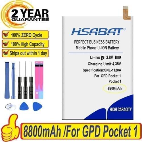 Top Brand 100% New 8800mAh 6664107 Battery for GPD Pocket 1 Batteries + free gfit