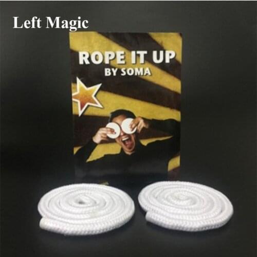 Rope It Up by Soma Gimmick Magic Ropes Illusions Stage Magic Tricks Funny Magician Toys Party Magic Show FISM Hot Sale Classic