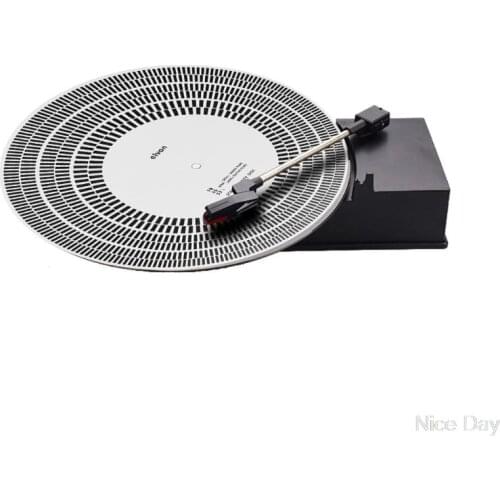 LP Vinyl Record Turntable Phono Tachometer Calibration Strobe Disc Stroboscope Mat 33 45 78 RPM M27 20 Dropship