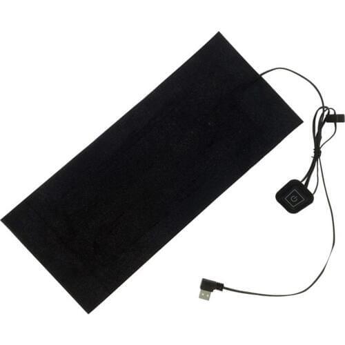 Waterproof USB Charged Clothes Heating Pad 3 Levels Adjustable Temperature USB Electric Heated Warmer Vest Pad For Vest Jacket