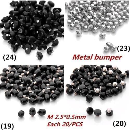 All Kinds of Scissor silencer Bumpers 480pcs/box All Sizes Scissor Repair Kit Hairdressing Scissor Accessory Salon Scissor Parts