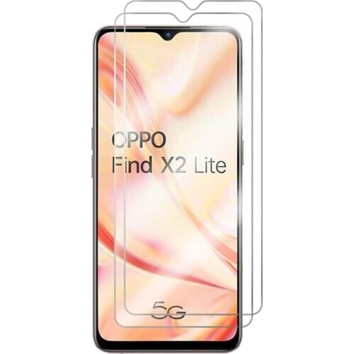 Tempered Glass For OPPO Find X2 Lite Glass 9H 2.5D Protective Film Explosion-proof Clear LCD Screen Protector Phone Case