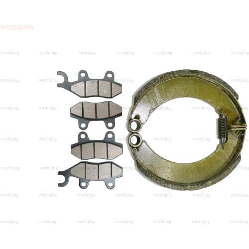 Brake Pads Shoe for KAWASAKI KLF 300 C1-C15 Bayou 4x4 (89-05) 400 B1-B7 Bayou 4x4 (93-99) Front Rear