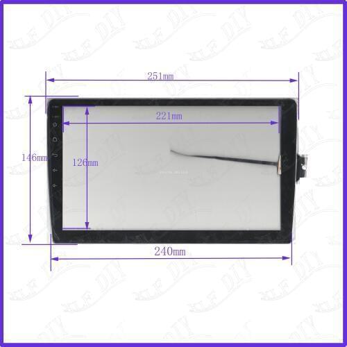 ZhiYuSun XY-PG9020-FPC-A5 New 9inch 251*146mm capacitive screen Glass Sensor Free Shipping compatible For GPS CARDVD