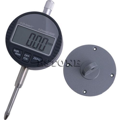0.01mm/0.0005" Range 0-25.4mm/1" Gauge Digital Dial indicator Precision Tool