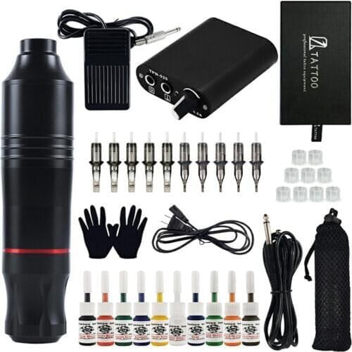 Lightweight and Portable Tattoo Pen Set Rotary Makeup Tattoo Pen Machine Motor Guns for Tattoo