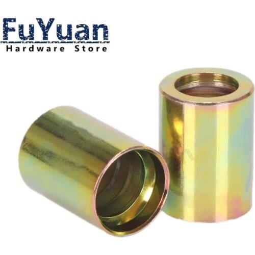 1pcs High pressure tubing withholding type sleeve sleeve shell 6/8/10/13/25MM hydraulic steel wire hose withholding joint