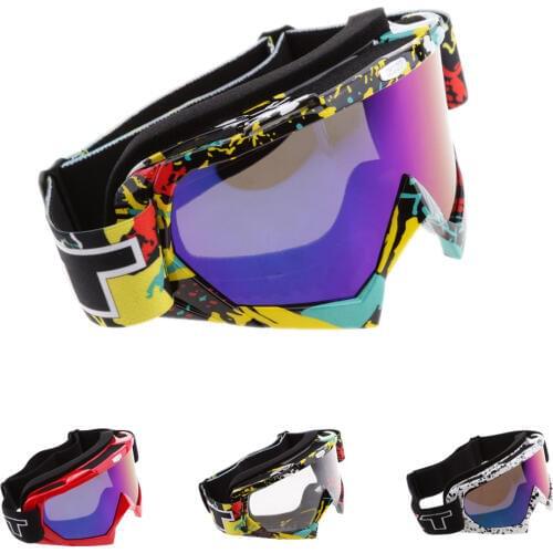 1 Pcs Universal Motorcycle Motocross Anti-Fog UV Protection Windproof Goggles for Skiing Ski Snowmobile Ski Snow Eyewear