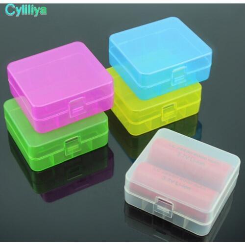 2*26650 Battery Case Box Safety Holder Storage Container Colorful High Quality Plastic Portable Case fit 26650 Battery 250pcs
