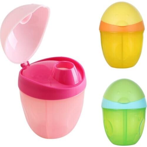 3 Lattice Baby Milk Powder Boxes Cartoon Penguin Formula Dispenser Resue Container Case Portable Food Storage Travel Boxes