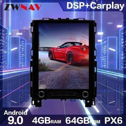 PX6 Android 9.0 4GB Tesla Style Car GPS Navigation For Renault Koleos/Megane4 Multimedia Player Radio Tape Recorder Headunit DSP