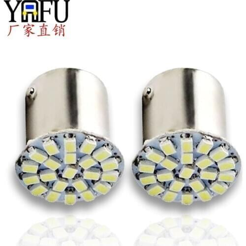 Automobile LED Tail Lamp Bulb 1206 22smd S25 1156 1157 Led Reversing Lamp Brake Lamp Led Lights for Car Car Accessories