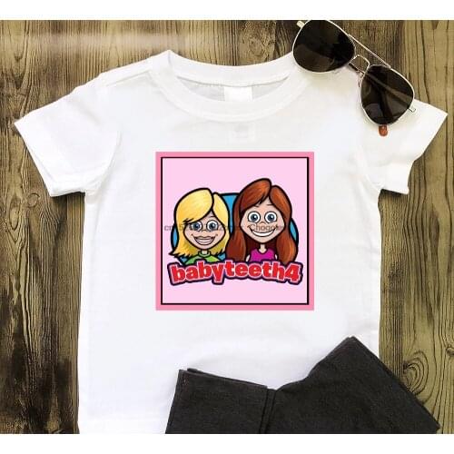 Babyteeth4 sisters Jillian and Addie Youtube fans kids Childrens Tshirt Top t shirt