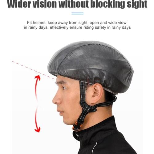 Road Bike Helmet Cover MTB Bicycle Helmet Windproof Rain Waterproof fabric Protective Cover Cycling Accessories Equipment