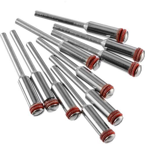 10pcs 2.35mm Screw Mandrel Shank Steel Mandrel Holder Arbor Cut-off Wheel Disc Holder For Rotary Tool Accessories