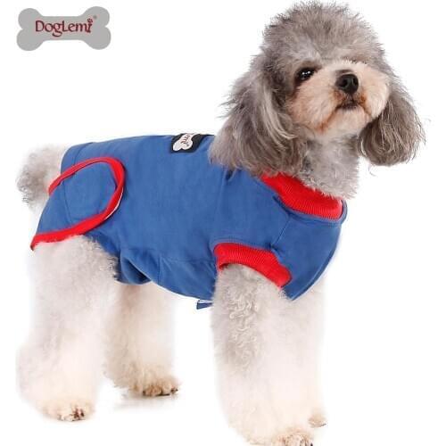 E collar Alternative Dog Recovery Suit After Surgery Pet Wear Dog Jumpsuits Clothes Protect The Belly Prevent Wound Infection
