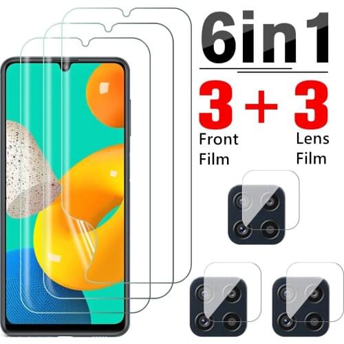 6in1 HD Hydrogel Film For Samusng Galaxy M32 Protective Film For Samsung M32 M31 M31S M30S M62 M12 M21 M21S Lens Film Not Glass