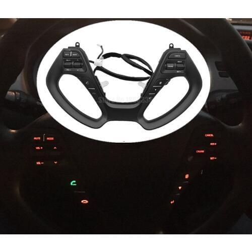 For KIA CERATO K3 2016 2017 Steering wheel audio volume music control button switch black color