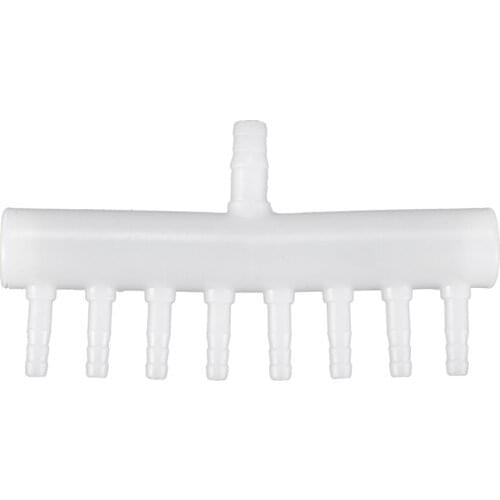 Hot 8 Manifold Aquarium O2 Air flow control Lever valve 8 wege 03 Valve