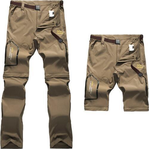 Mens Detachable Elastic Ultra-Thin Quick Dry Male Cargo Pants New 2018 Summer Military Lightweight Waterproof Trousers 5XL 6XL