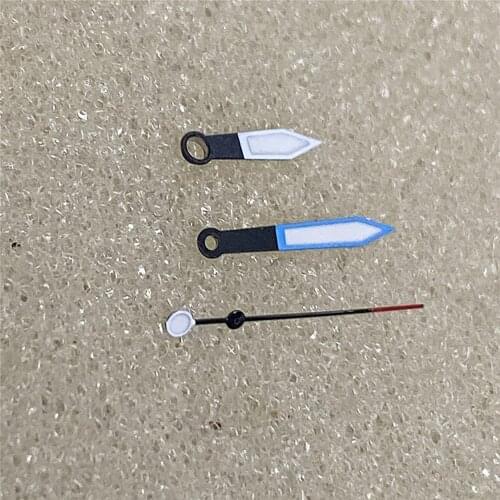 Watch Hands Set for NH35 NH36 Movement Three Pointers Green Luminous Needles for NH35 NH36 Watch Movement Repair Parts
