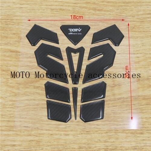 Carbon Fiber Fuel Gas Cap Pad Motorcycle Sticker Decal For Yamaha YZF R1 R6 R6S FZ1 FZ400 FZS600 VJ700 FJR FZ1 XJ6 TDM 900 R6S