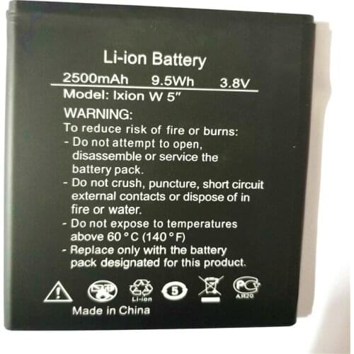 New 100% 2500mAh BL-5N-I high quality IXION w5" battery for DEXP IXION w5" w 5 mobile phone with phone stander
