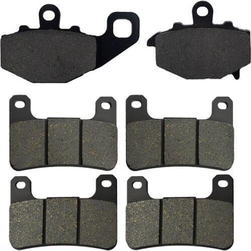 Motorcycle Front and Rear Brake Pads for Kawasaki Z 1000 Z1000 Z1000SX 11-13 ZX10R ZX 10 R ZX 10R 08-10 ZR1000 2010-2013