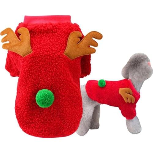 Legendog Christmas Dog Clothes Elk Design 2 Legs Pet Cloth Puppy Cosplay Costume For Christmas Pet Accessories Pet Supplies