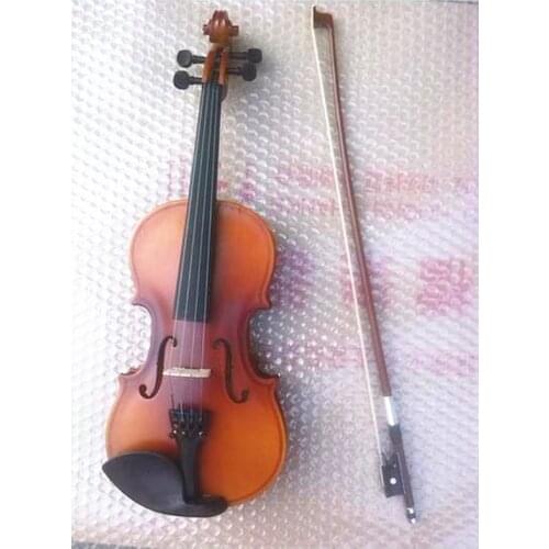 1pcs wood color violin 1/4 violin handcraft violino Musical Instruments