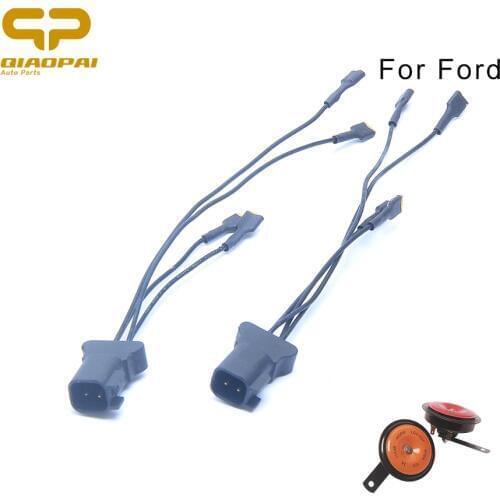 Universal Car Snails Horn Dedicated Horn Socket Conversion plug Loudspeaker Socket Speaker Accessories For Ford automobile