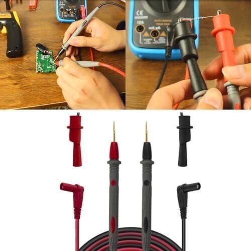 Universal Multimeter Test Leads with Alligator Chips Tester Needle Tip Lead Pen Cable 1000V 20A