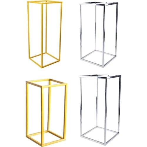 M68E Vases Column Stand Rustproof Decoration Party Wedding Floor Geometric Holder Cen